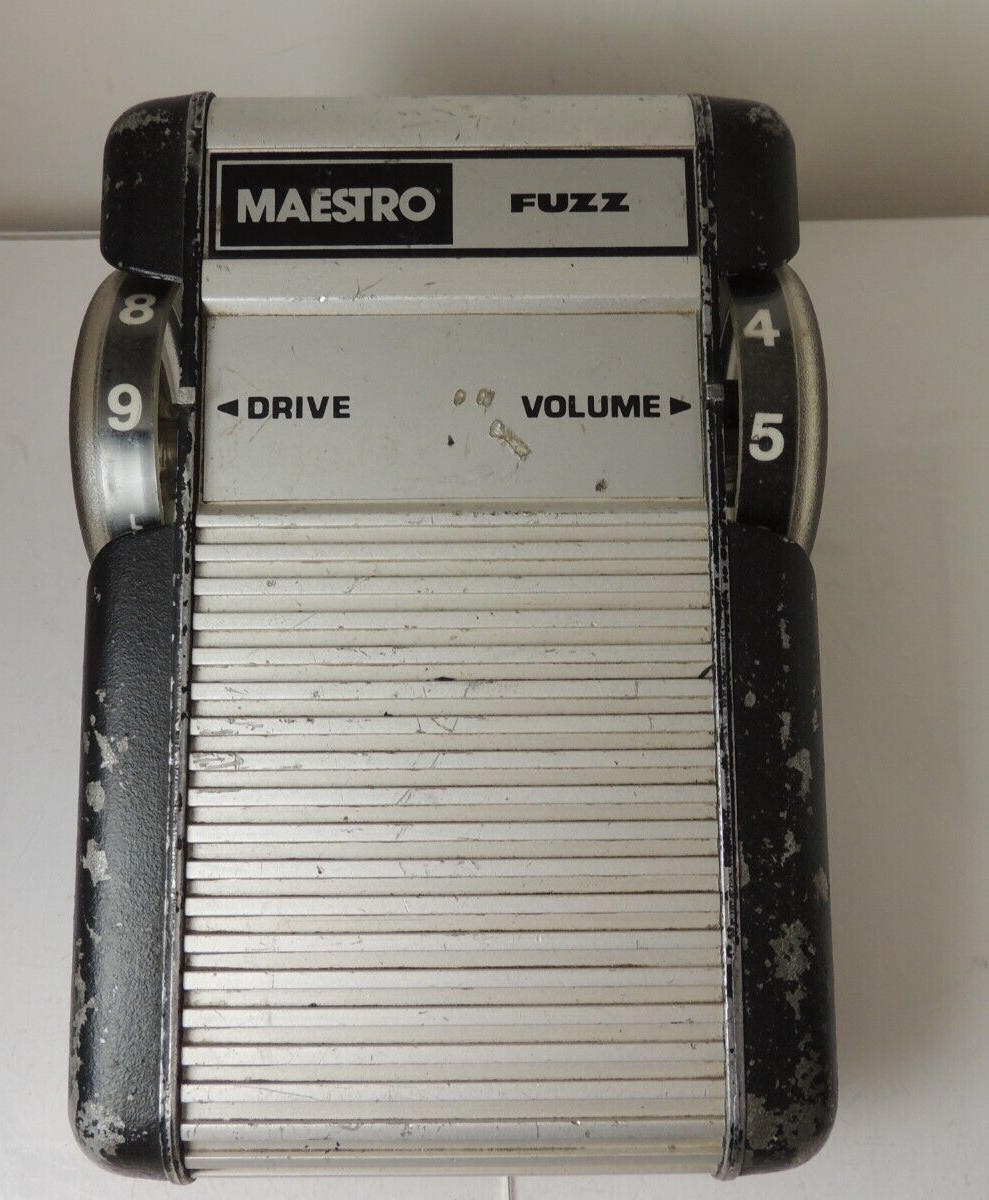 Vintage Maestro MFZ-1 Fuzz Effects Pedal w/Battery Cover Free USA Shipping