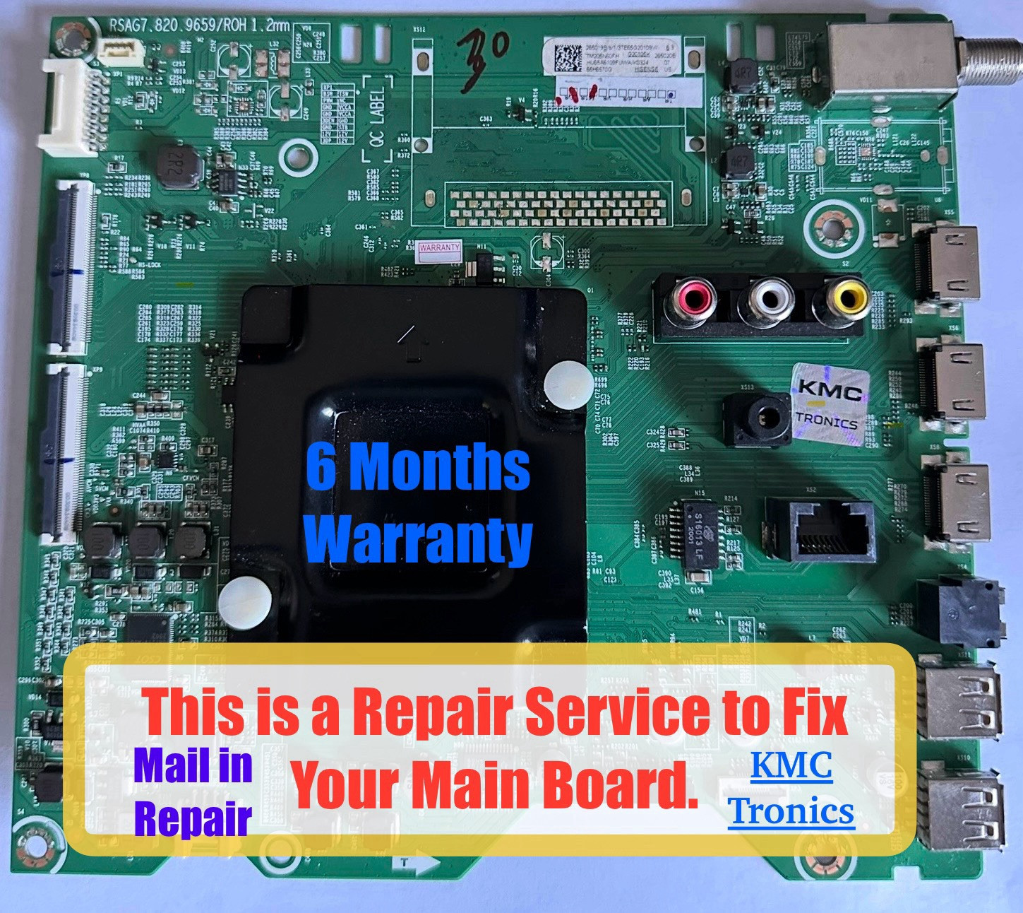 Repair Service For Hisense 65H6570G 272453 265019 HU65A6109FUWA Main Board