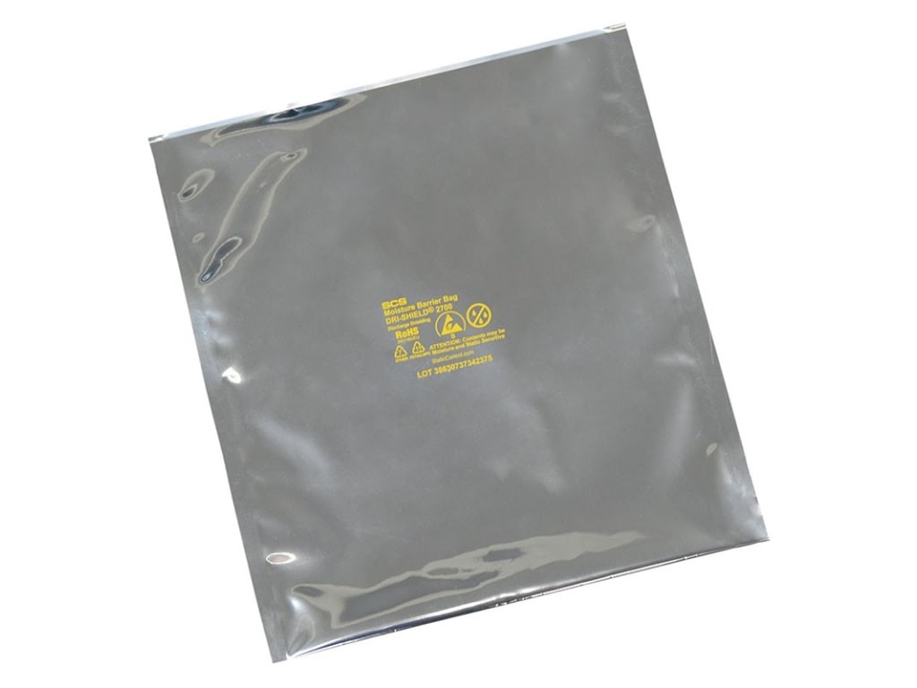 SCS D271824 - MOISTURE BARRIER BAG, DRI-SHIELD 2700, 18x24, 100 EA