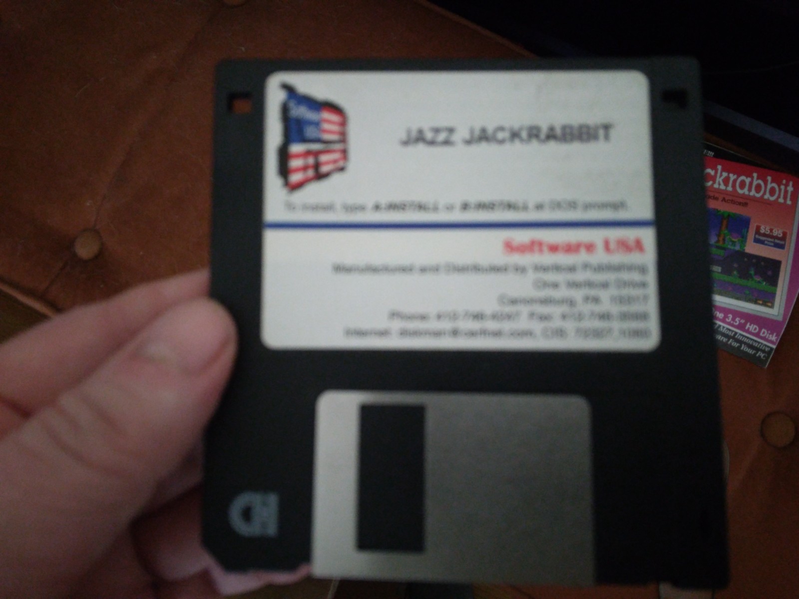 Jazz Jackrabbit Epic MegaGames, from the 1990s, disk, collector's item