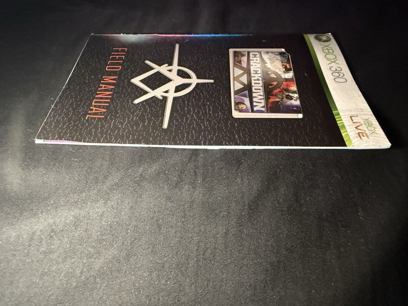 Crackdown (Microsoft Xbox 360) Authentic Original FIELD MANUAL ONLY (No Game)
