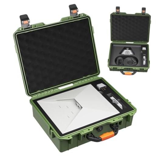 Starlink Mini Case - Waterproof Travel Bag - Waterproof Green - Hard Shell