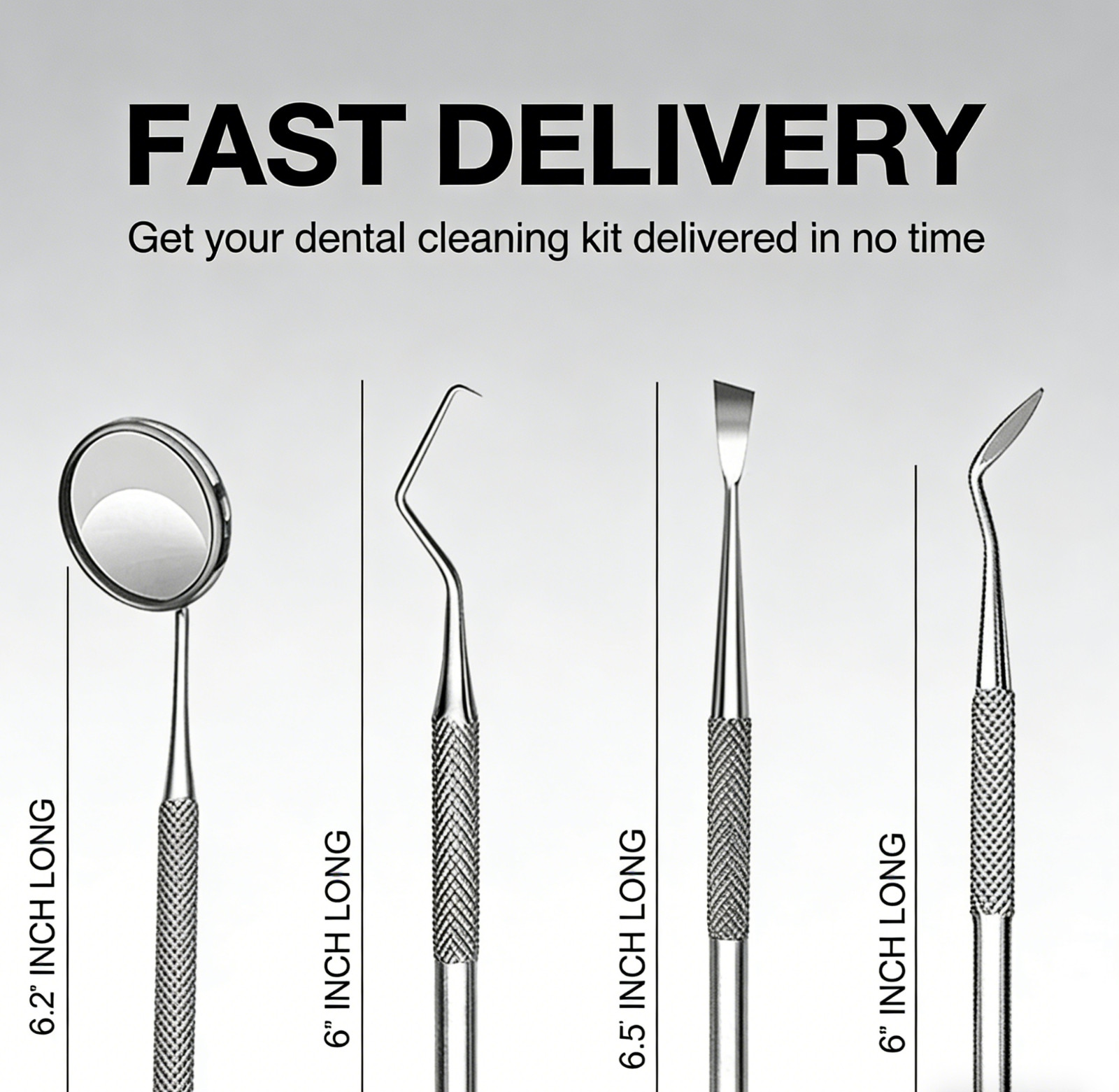 Dental Cleaning Kit Tooth Scraper Plaque Calculus Remover Tools Set
