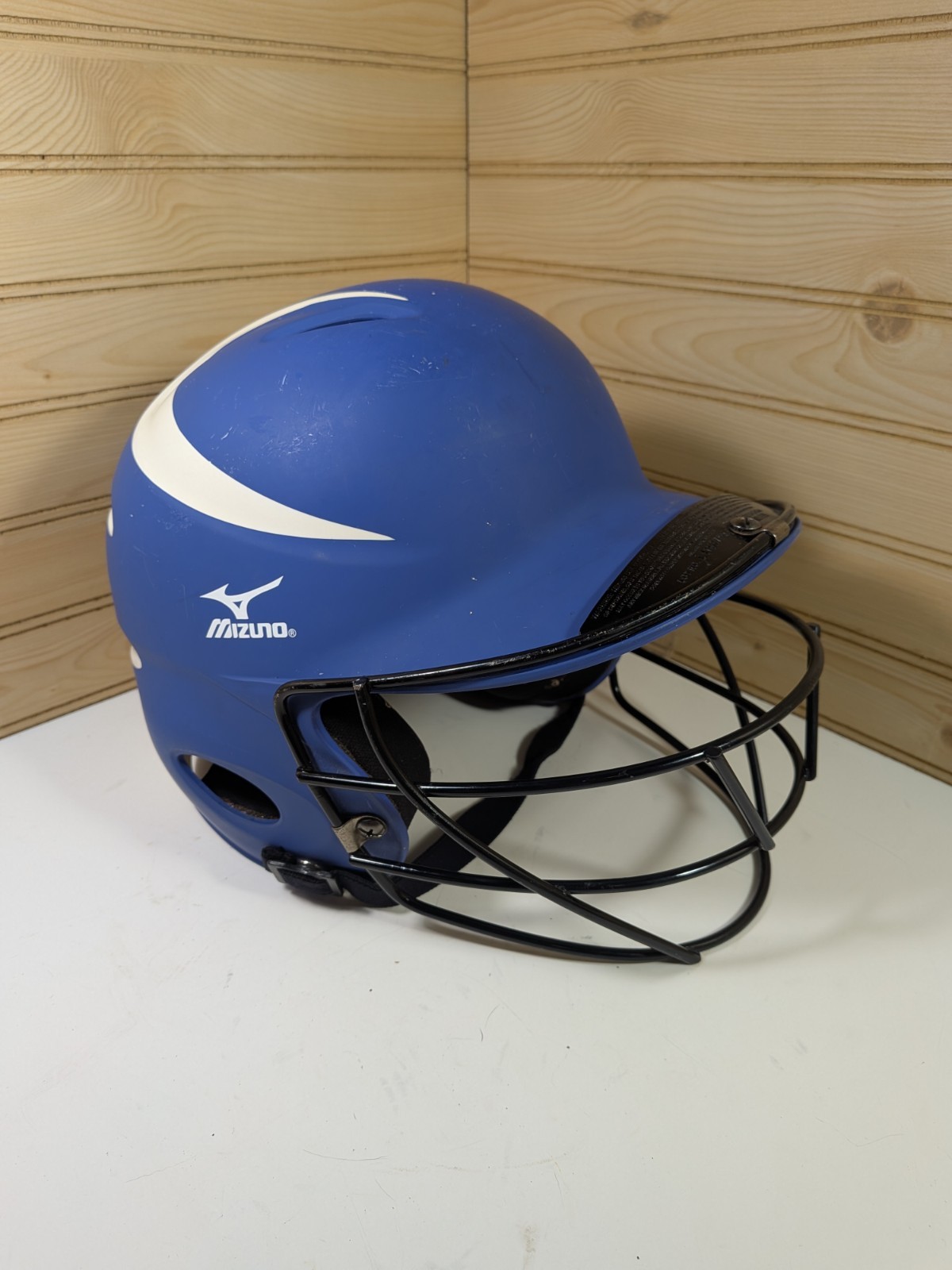 Mizuno Baseball FullFace Batters Helmet  380137.5200.01 Adult 6 7/8 - 7 1/2 Blue