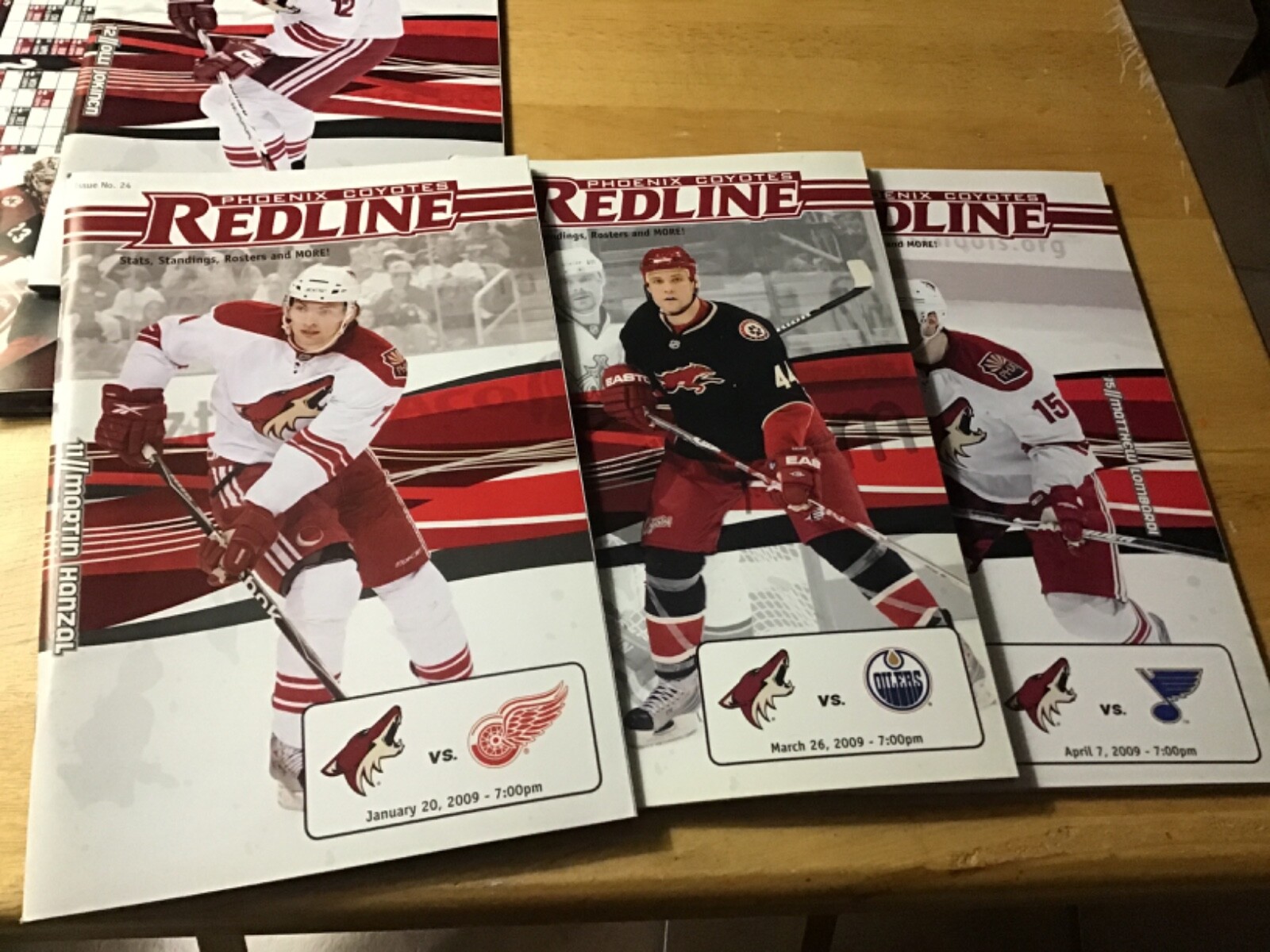 Phoenix Coyotes Redline Program many years & games Discount on shipping multiple