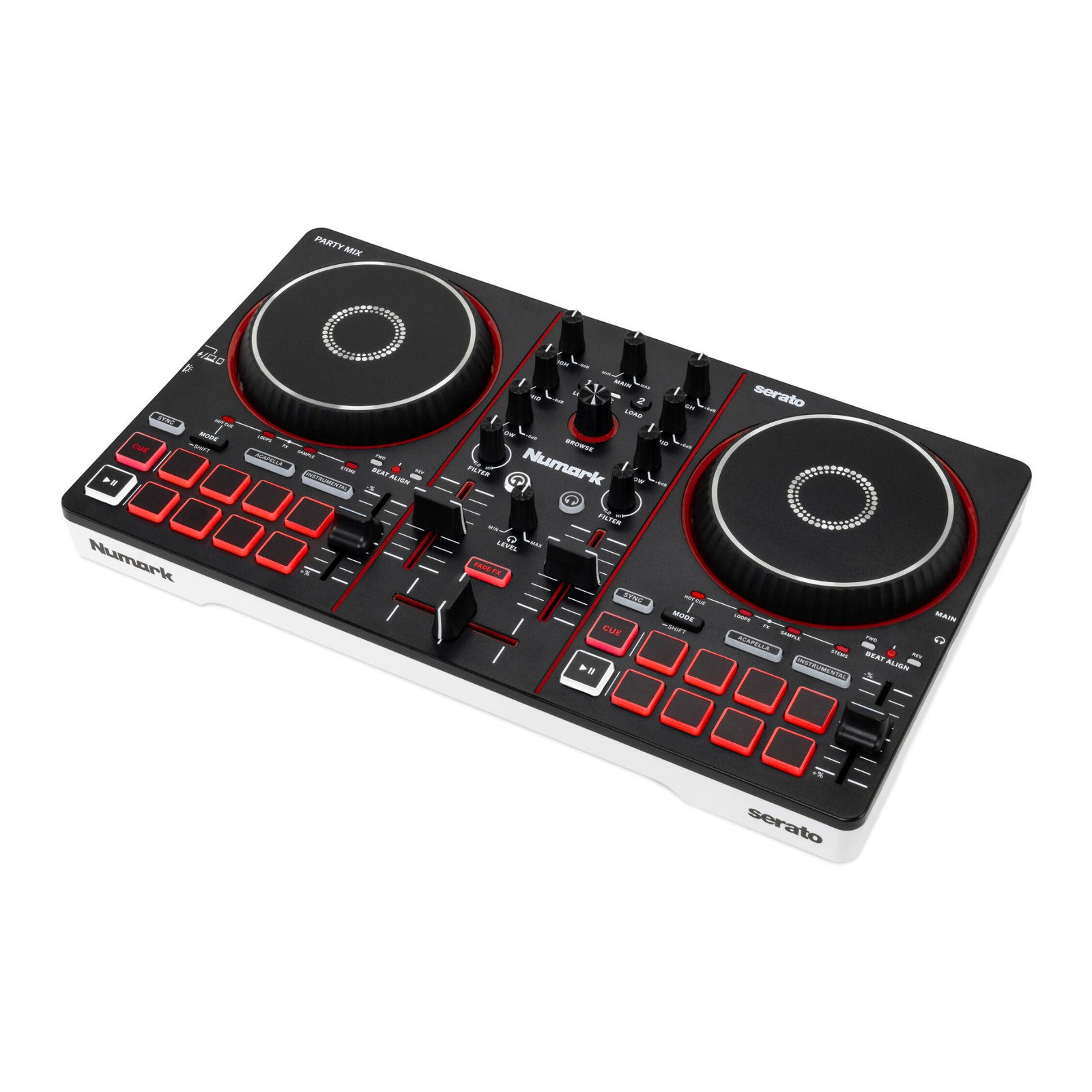 Numark Party Mix III DJ Controller with Built-In LED Light Show