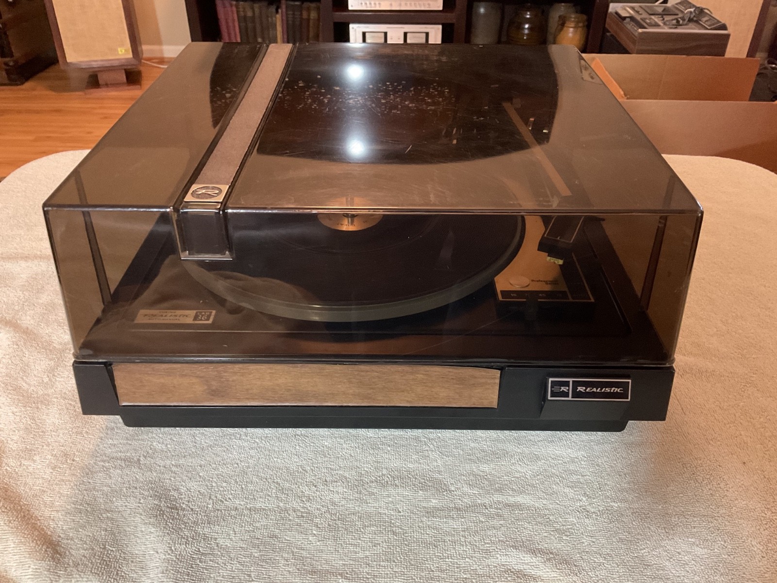 Vintage Realistic LAB 36 Automatic Turntable, Sound Issue, Video