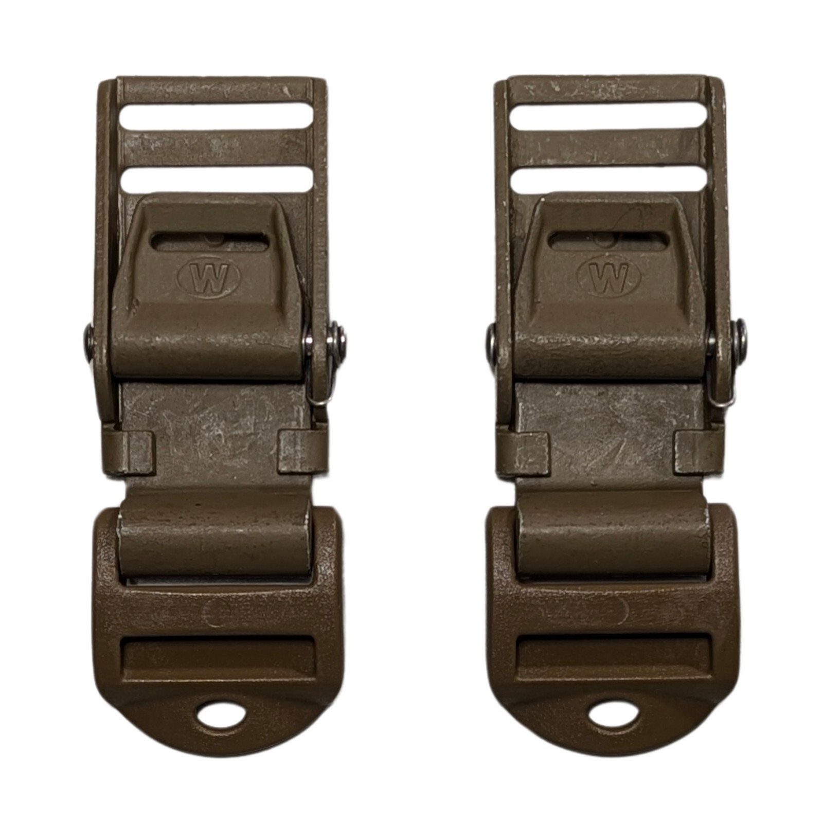2 FILBE MQRB Military Quick Release 1" Shoulder Tension Cinch Strap Snap Buckles