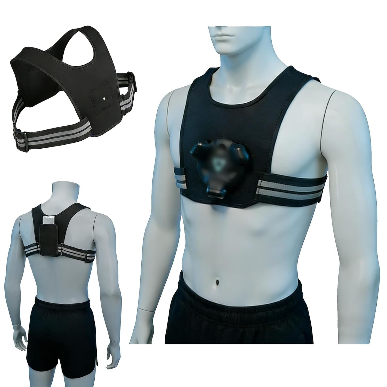 Adjustable Chest Strap for HTC Vive Tracker 1.0 2.0 3.0 Ultimate Tundra