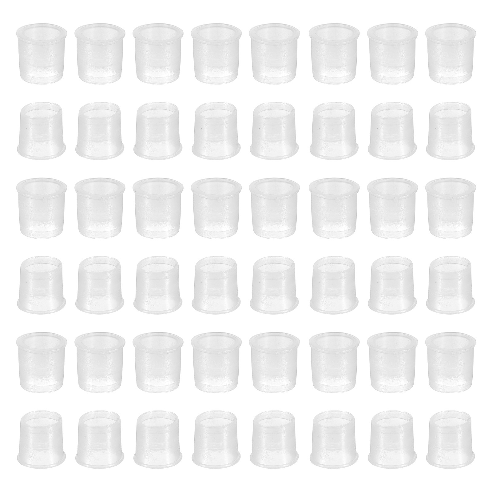 Lamp Pipe Cord Protector, 100 Pcs Washer Liner Bushing for 1/4 IPS Pipe, Clear