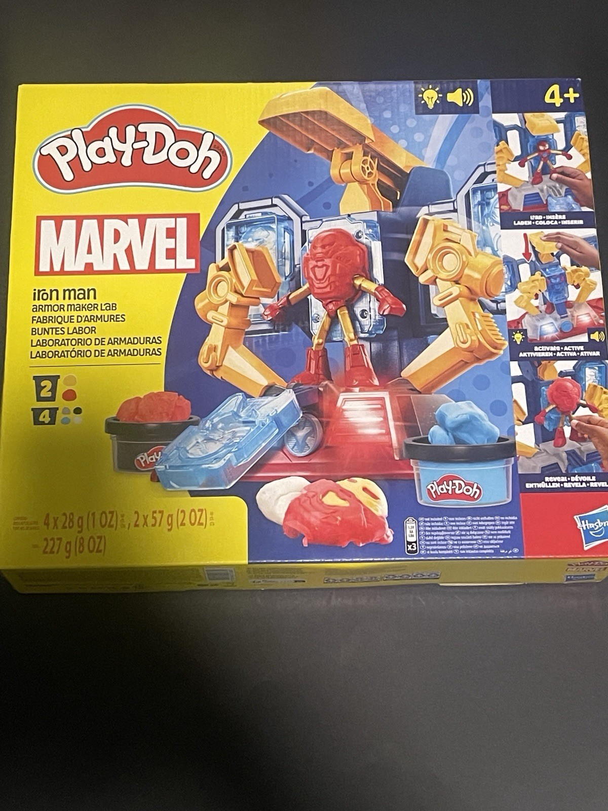 Play-Doh Marvel Iron Man Armor Maker Lab Playset with Iron Man Action Figure