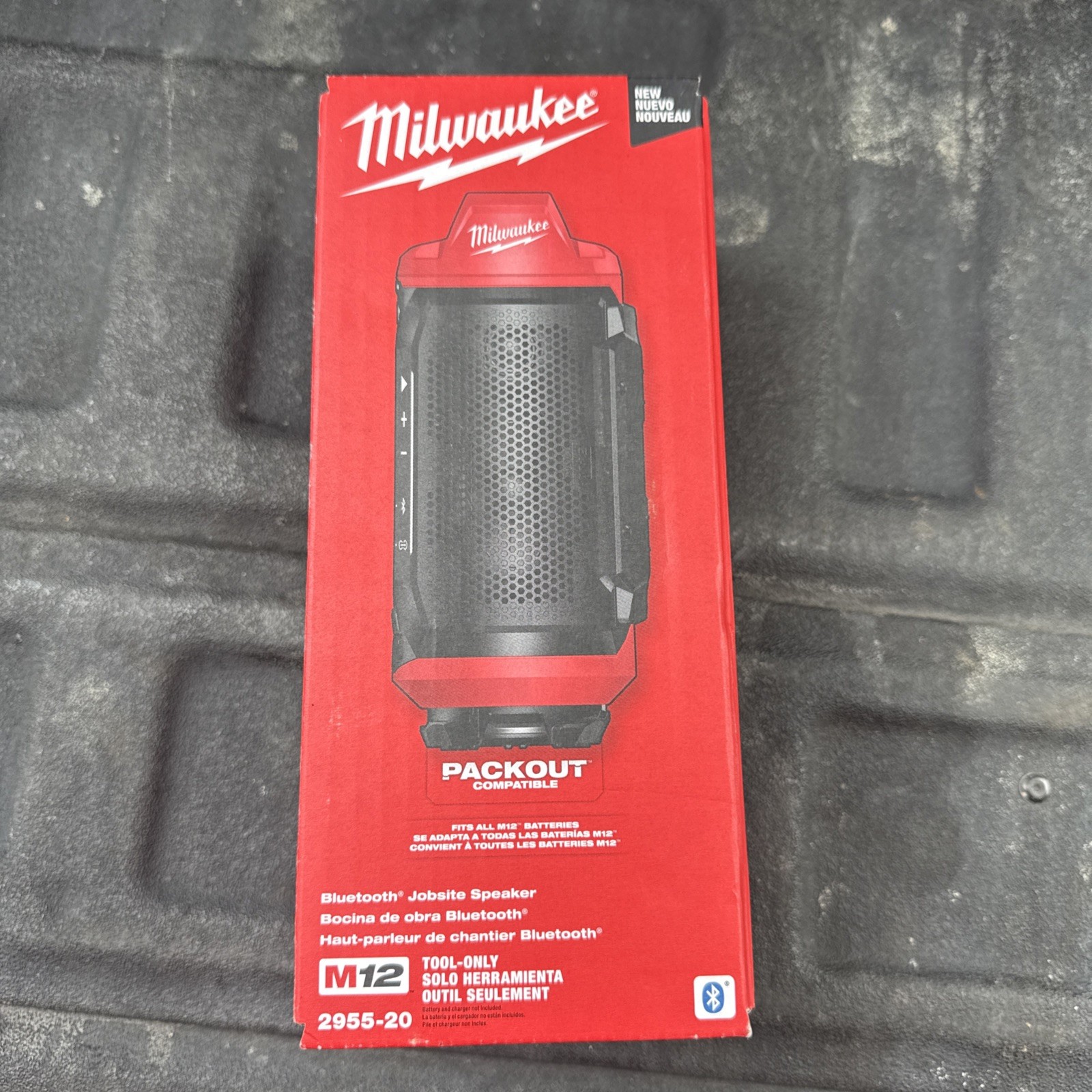 Milwaukee 2955-20 M12 12V PACKOUT Cordless Bluetooth Jobsite Speaker - Bare Tool