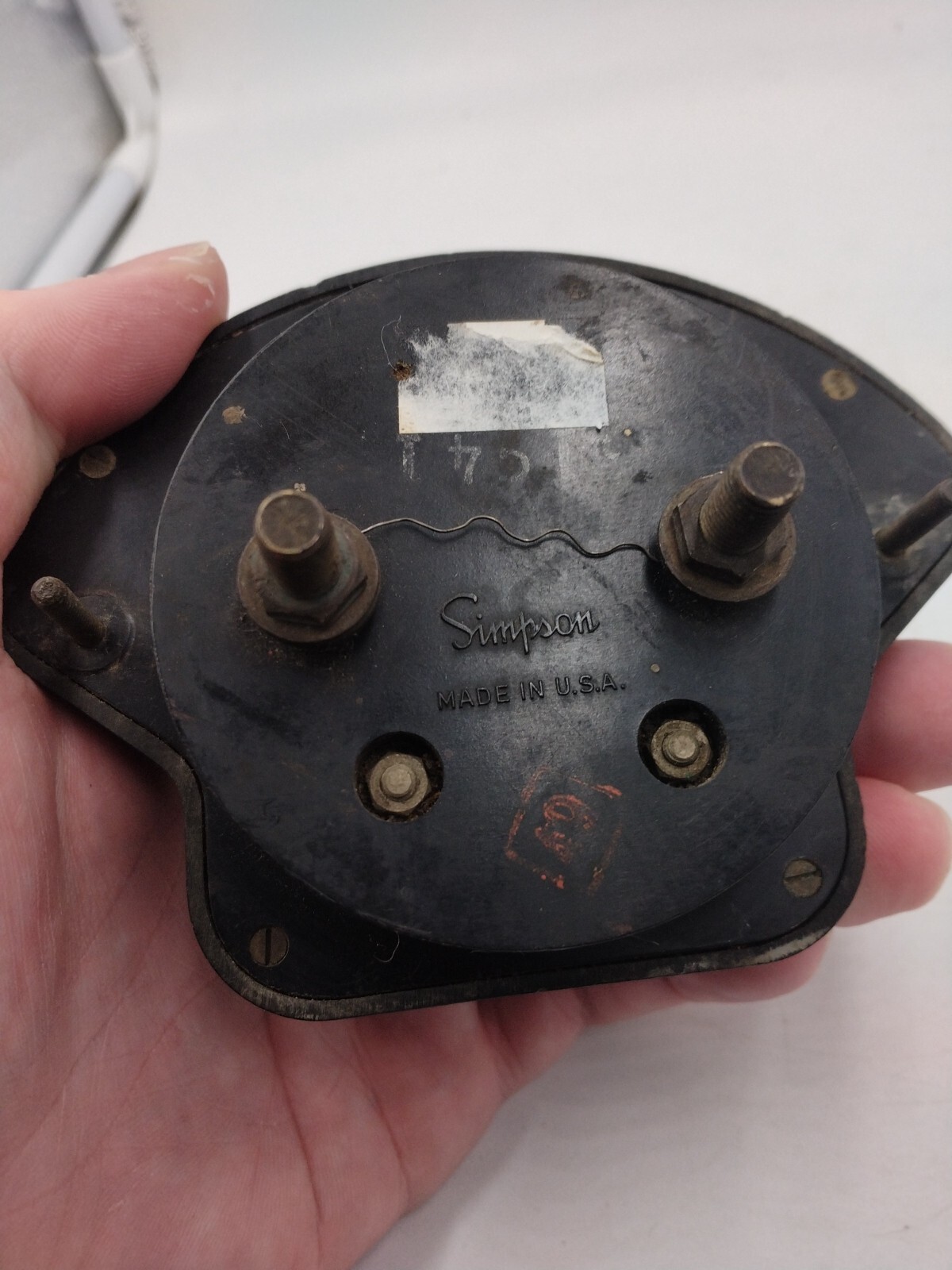 Simpson Degrees Fahrenheit Gauge Electro-tech Model S 600