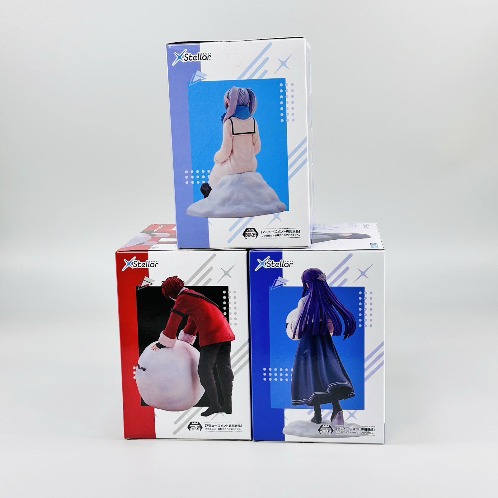 Frieren: Beyond Journey's End XStellar Snow play Fern Stark Figure Set NY SELLER