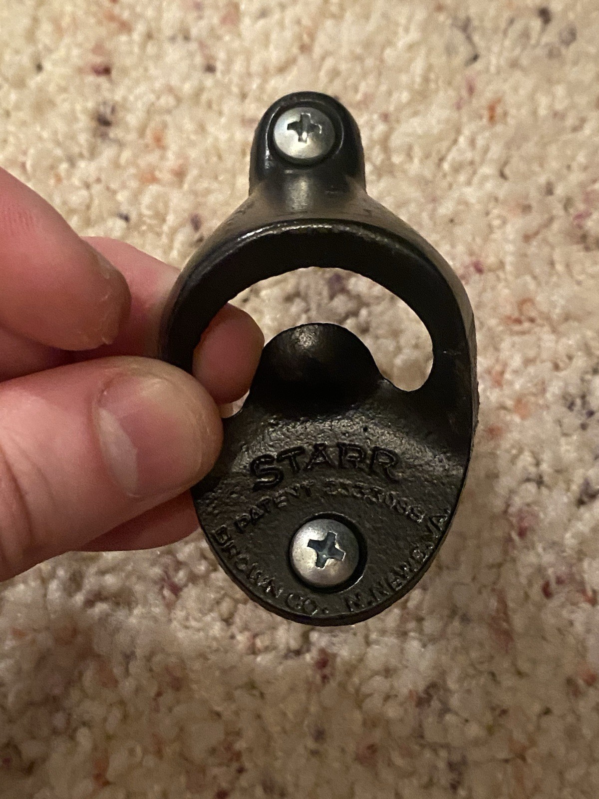 Starr Bottle Opener Vintage Brown Co. Made In Germany