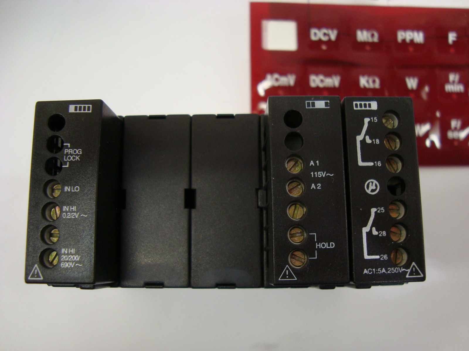 SIMPSON H-235-1-0350-0-2-0 PANEL METER INPUT 690VDC 2RELAY LED DISPLAY