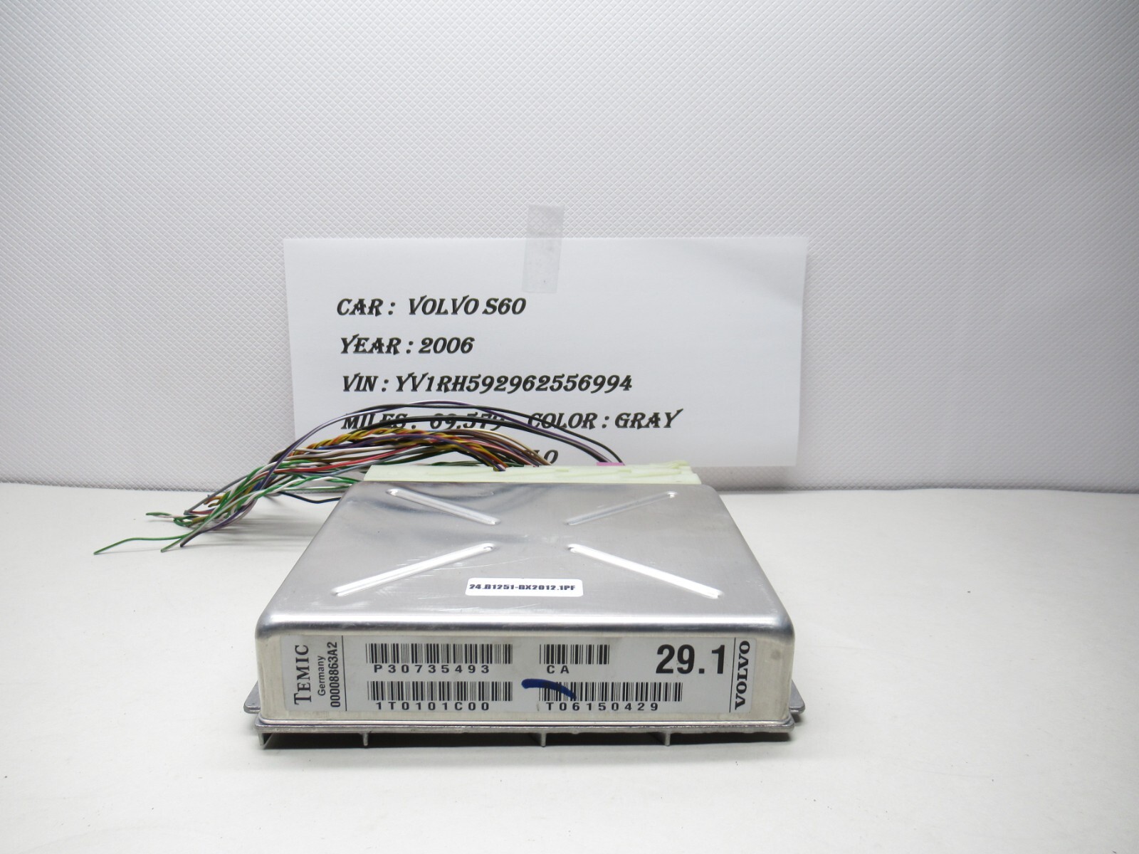 2006-2007 VOLVO S60 Transmission Control Module 00008863A2 OEM