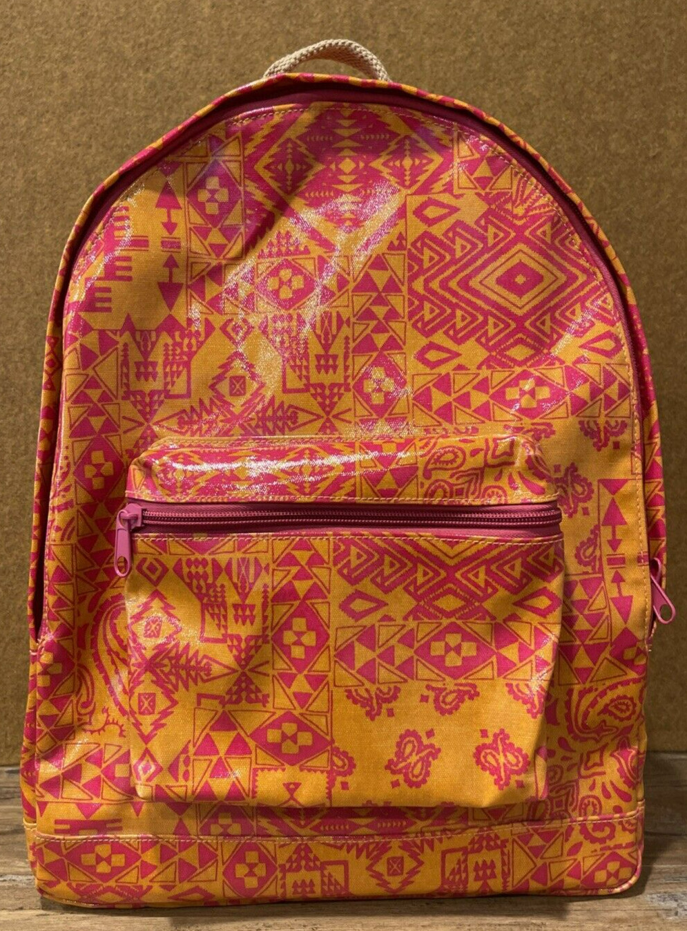 PENDLETON  Aztec Southwest Print Backpack Orange pink