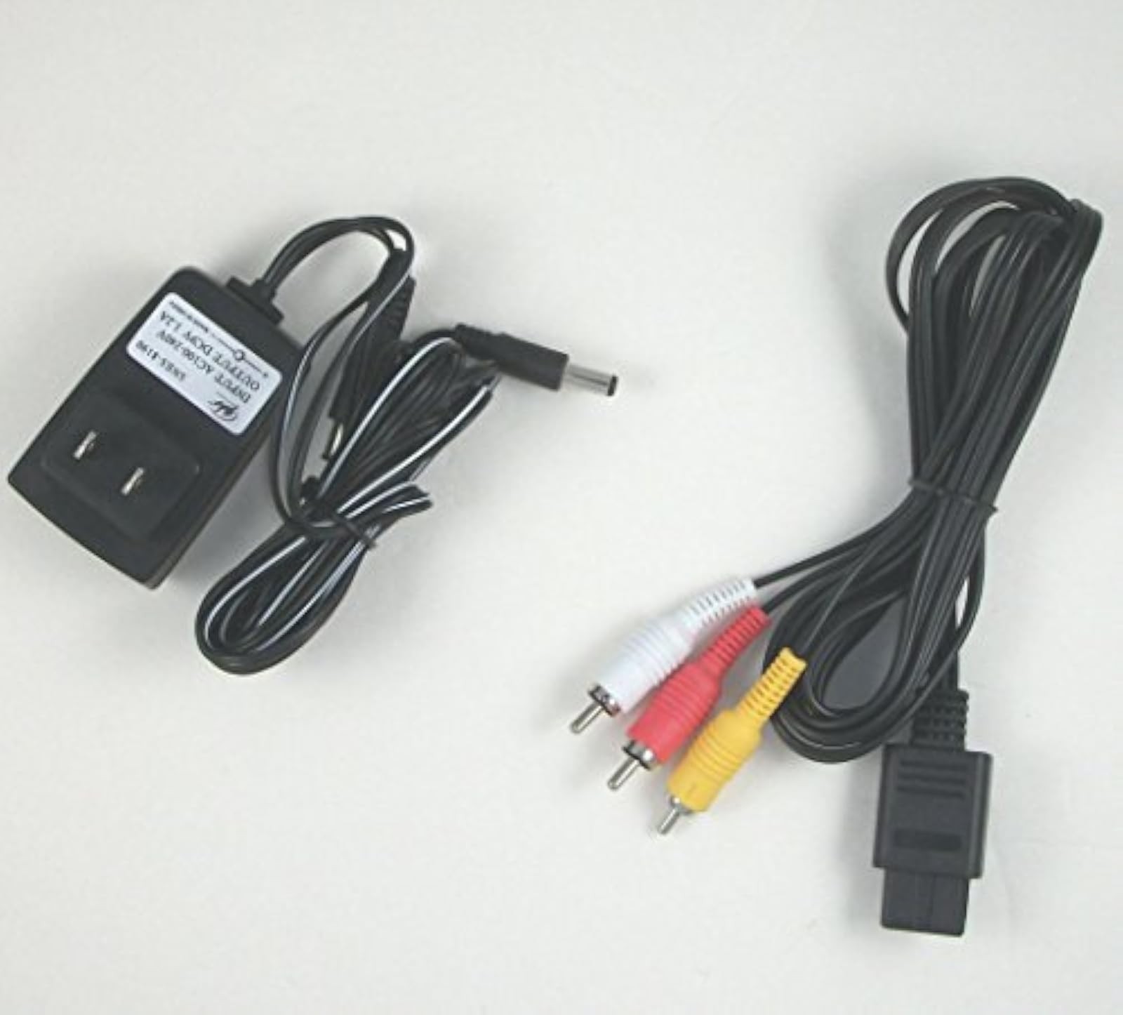 Super NES SNES Hookup Connection Kit AC Adapter Power Cord AV Cable 8218