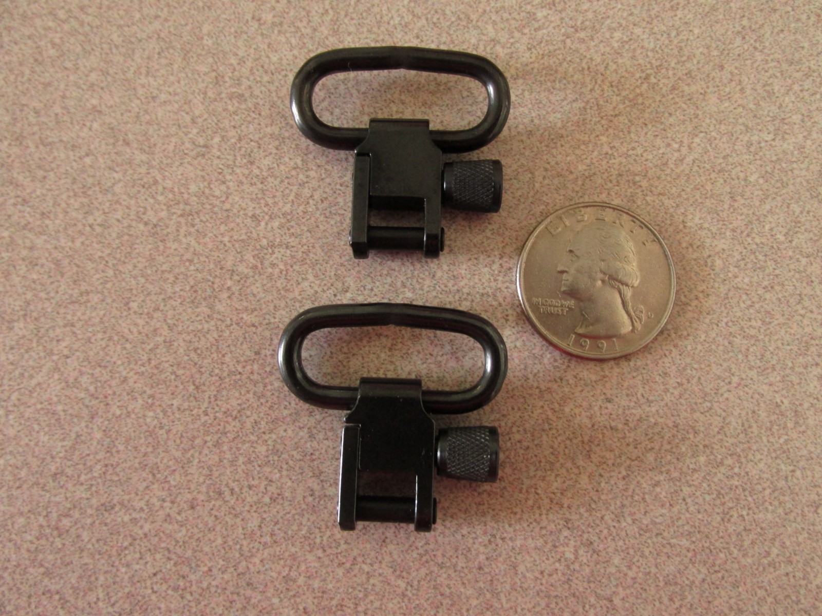 LOT OF 2 RIFLE SLING SWIVELS 1" ****NEW****
