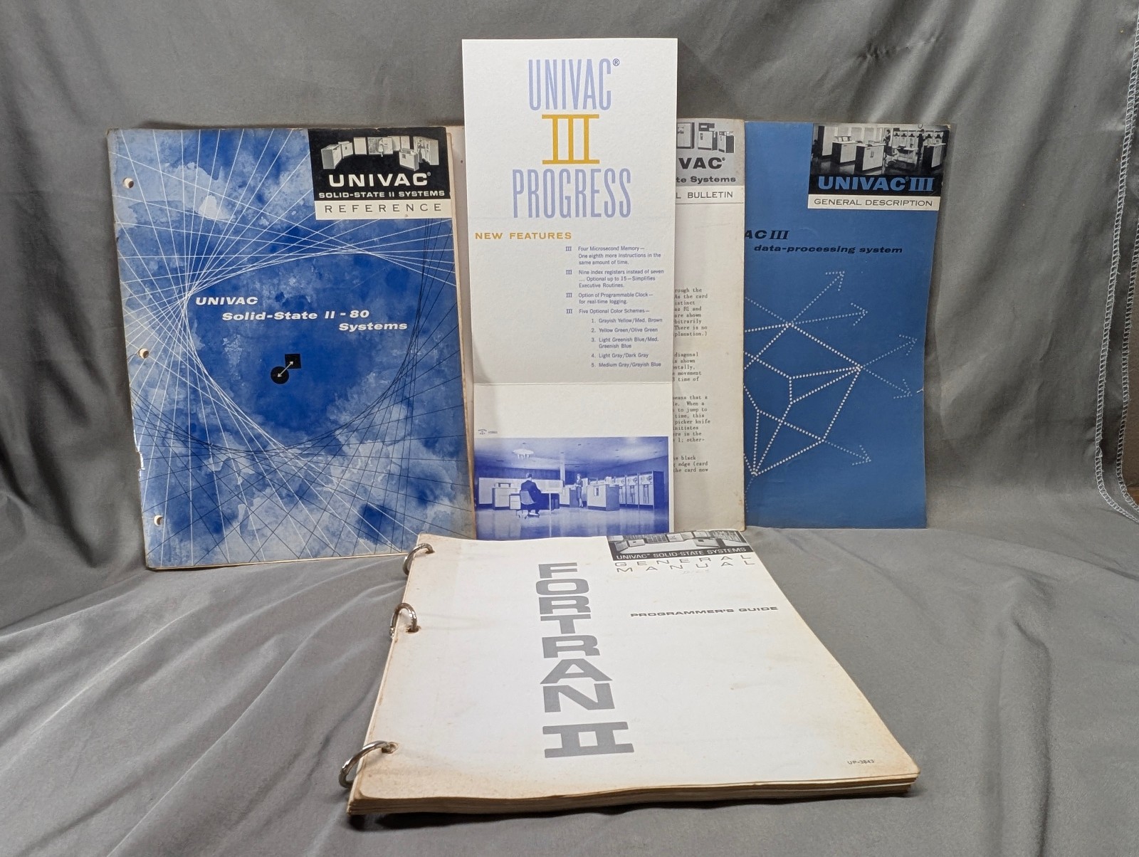 1960s Programming Manual Literature Univac II III Fortran IV Mainframe