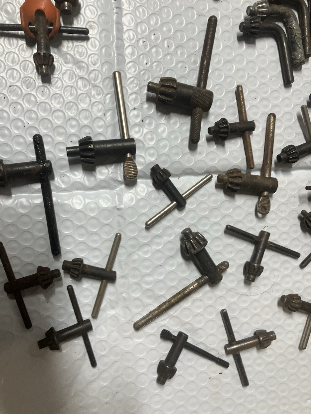 Hand Drill Chuck Key, Various Sizes - Assorted Lot of 38