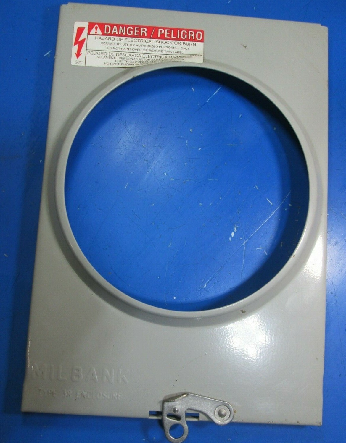 Milbank 100 Amp Meter Socket Cover 11 5/8" Tall  X 8" Wide also fits Murray New