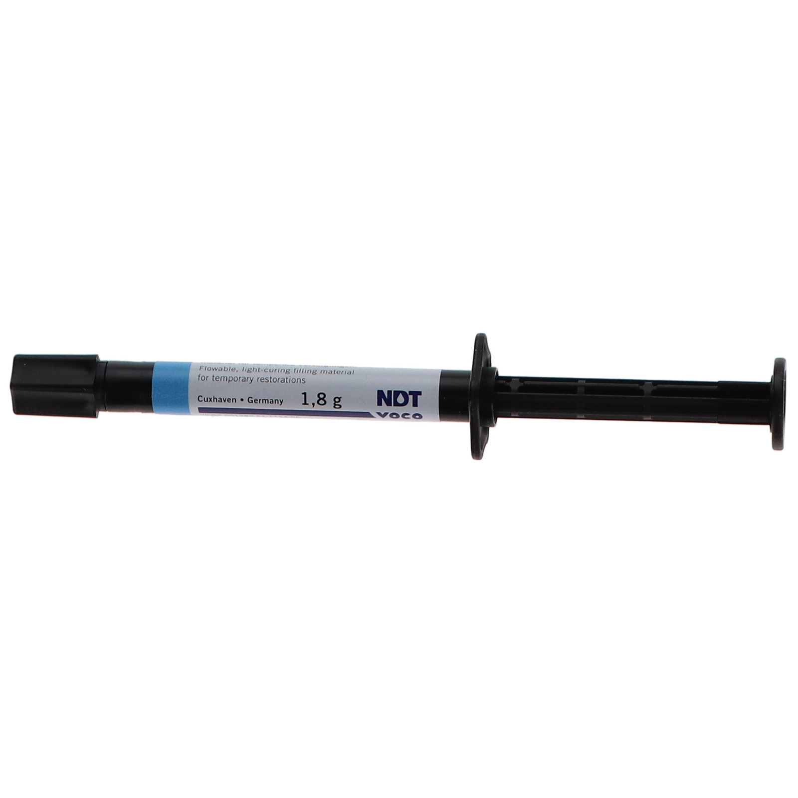 Voco 1282 Clip Flow Temporary Filling Material Dental Syringe 2/Pk 1.8 Gm