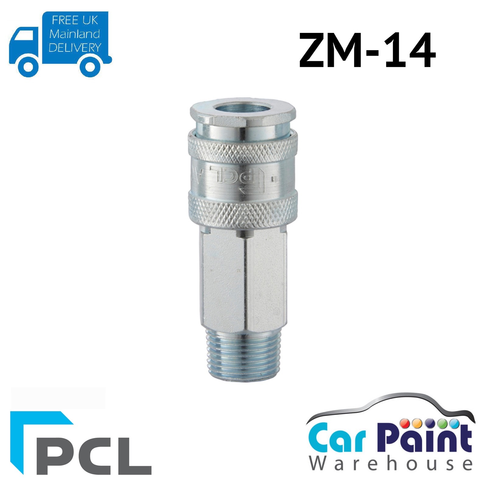 PCL ZM-14 XF Quick Release Airline Coupling RP 1/4 Inch Male