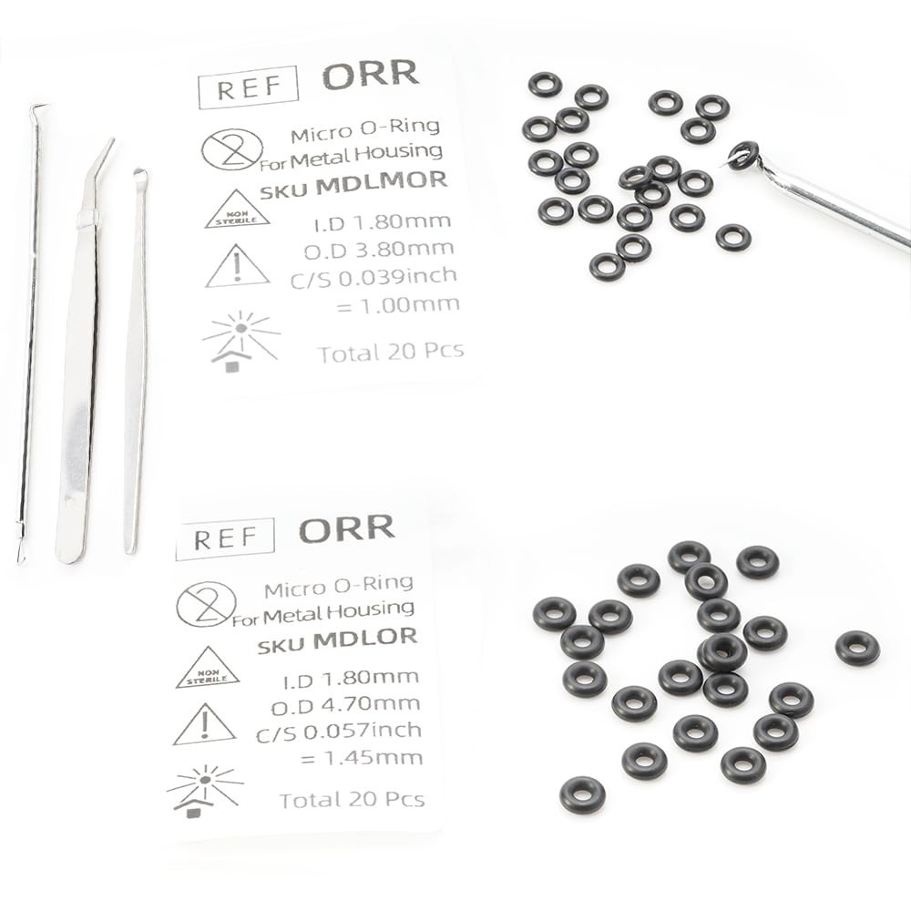 MDLMOR10Z MDLORZ Replacement O Ring Kit, for Intralock Mini Implant Metal