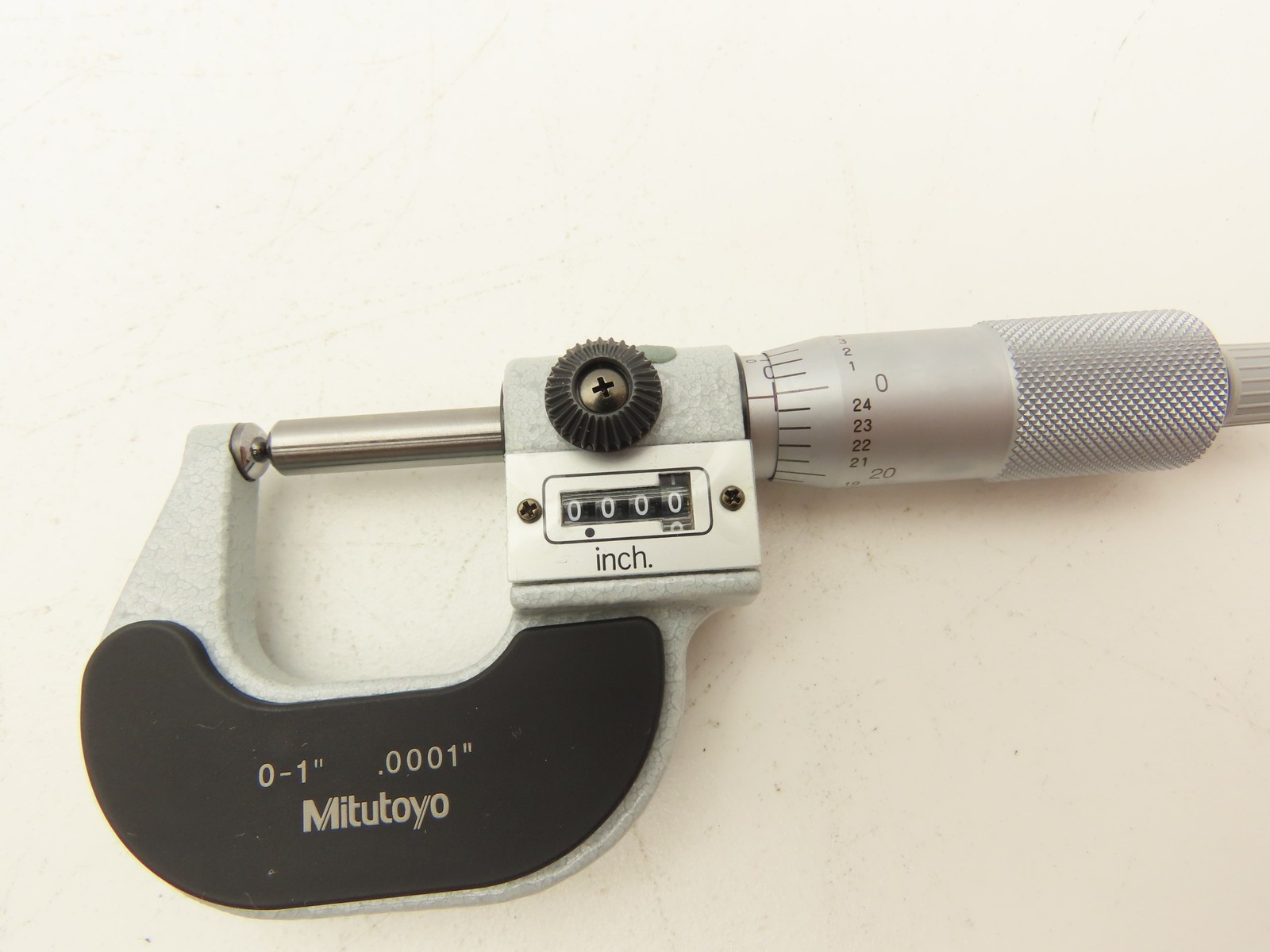 Mitutoyo 295-253 Mechanical Digit Counter Spherical Ball Micrometer 0-1"Range