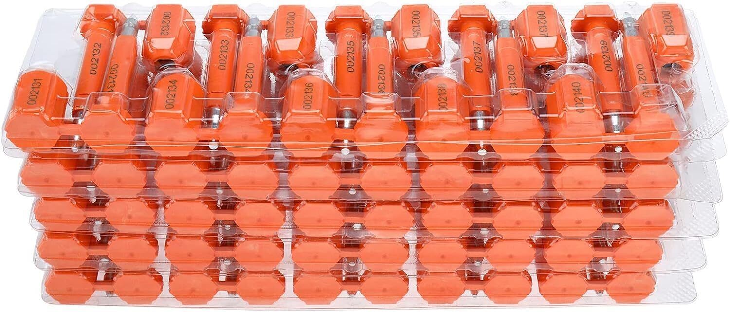 ISO 17712 & C-TPAT Certified High Security Bolt Seals for Cargo Containers 100Pc