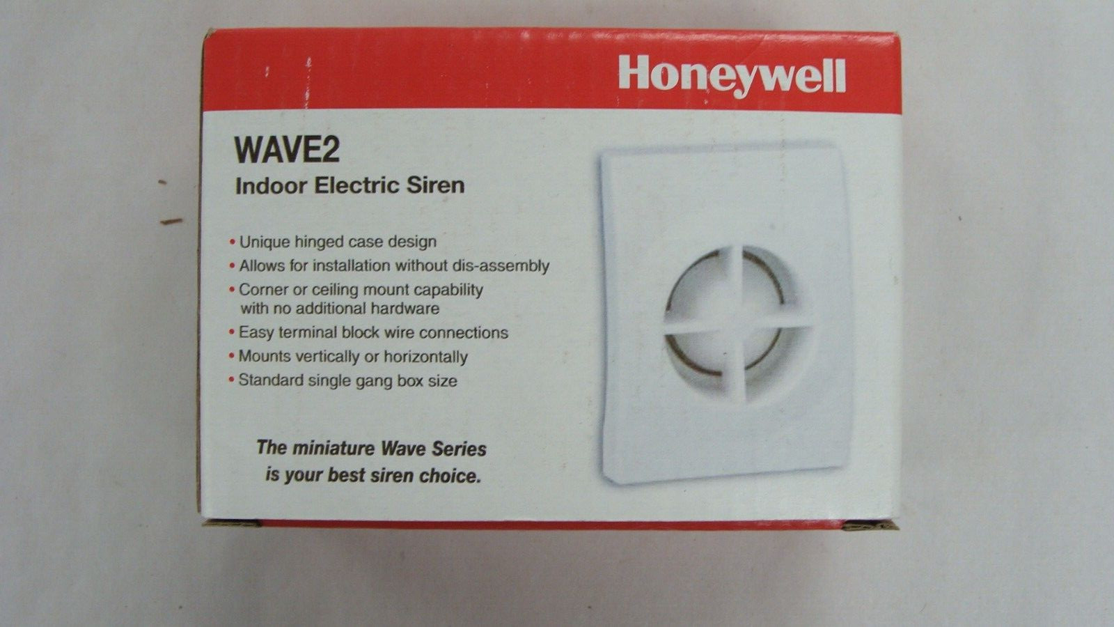 Ademco Honeywell WAVE 2 Indoor Electronic Siren - New NOS LOT OF 2 PIECES