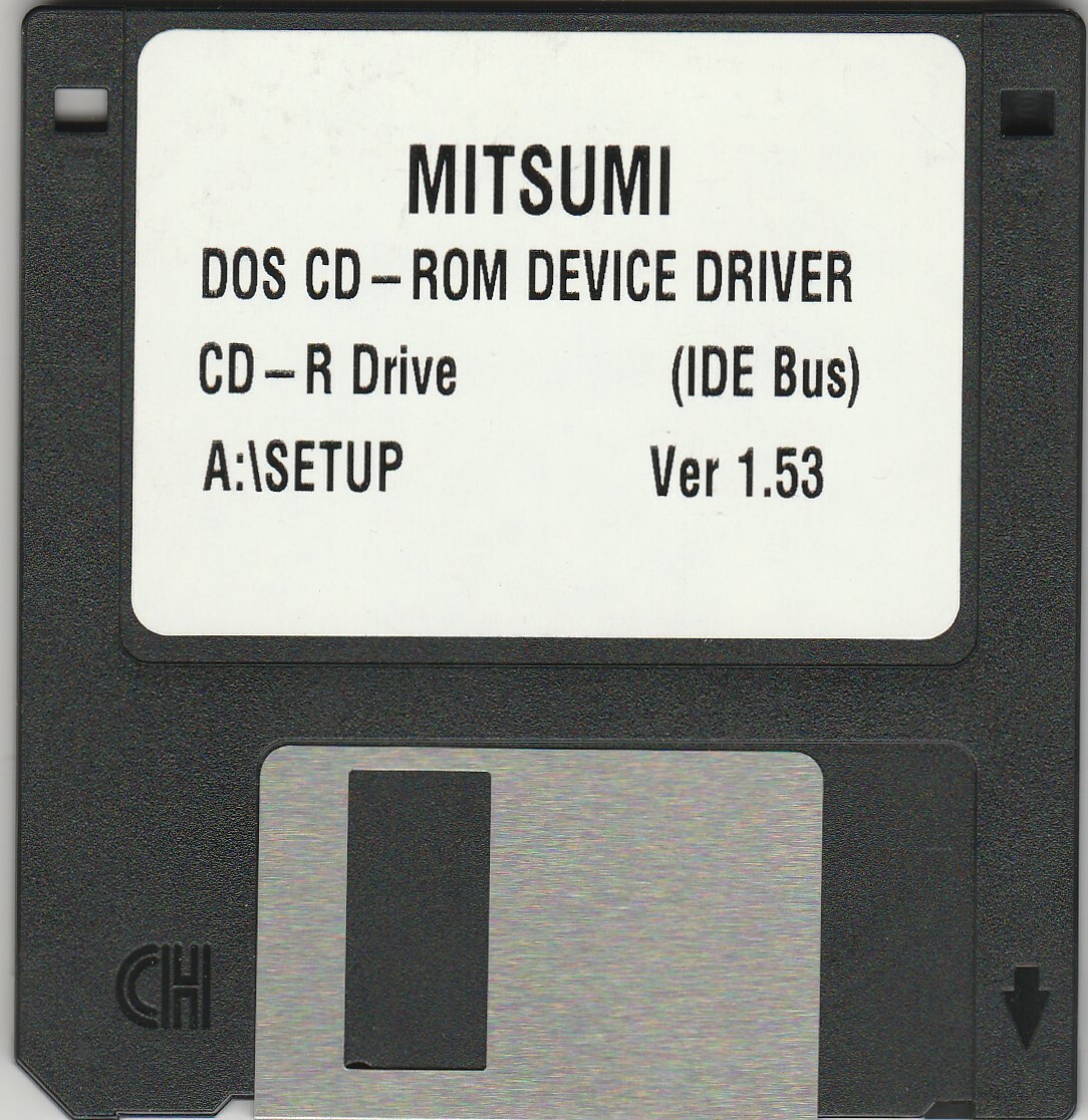 DOS CD-ROM Device Drive by Mitsumi ~ CD-R Drive ~ Version 1.53