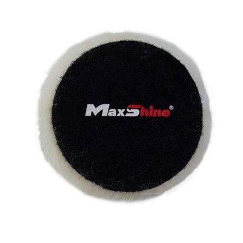 5" Universal Wool Buffing Polishing Pad – 100% Natural Wool with Hook & Loop –