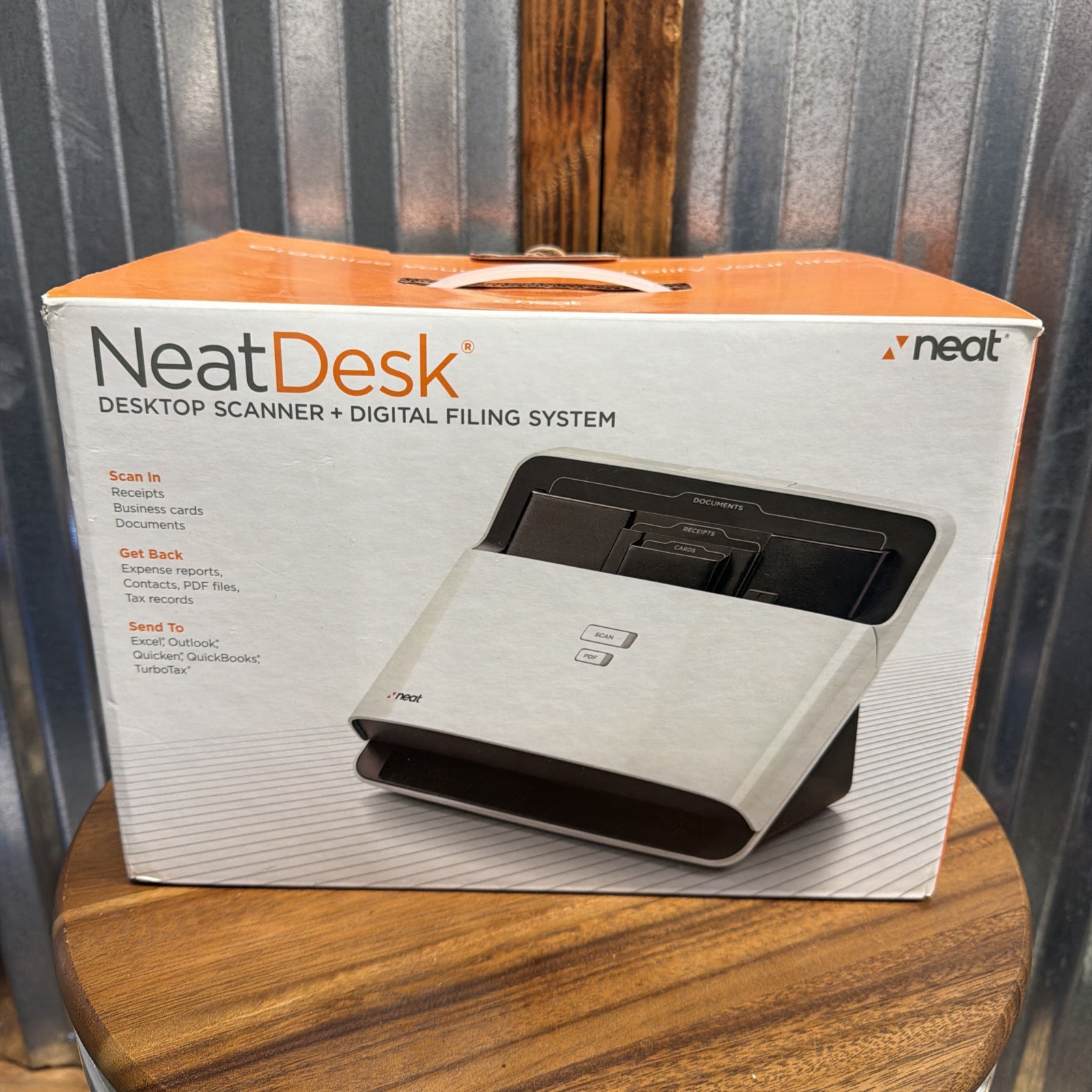 Neat Desk Desktop Scanner & Digital Filing System ND-1000 Receipt Document