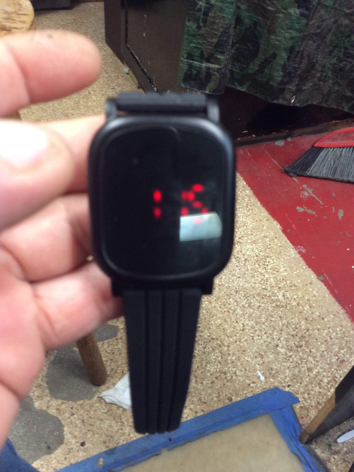 Touch Screen Watch  New 62598 Black /Black Silicone Band