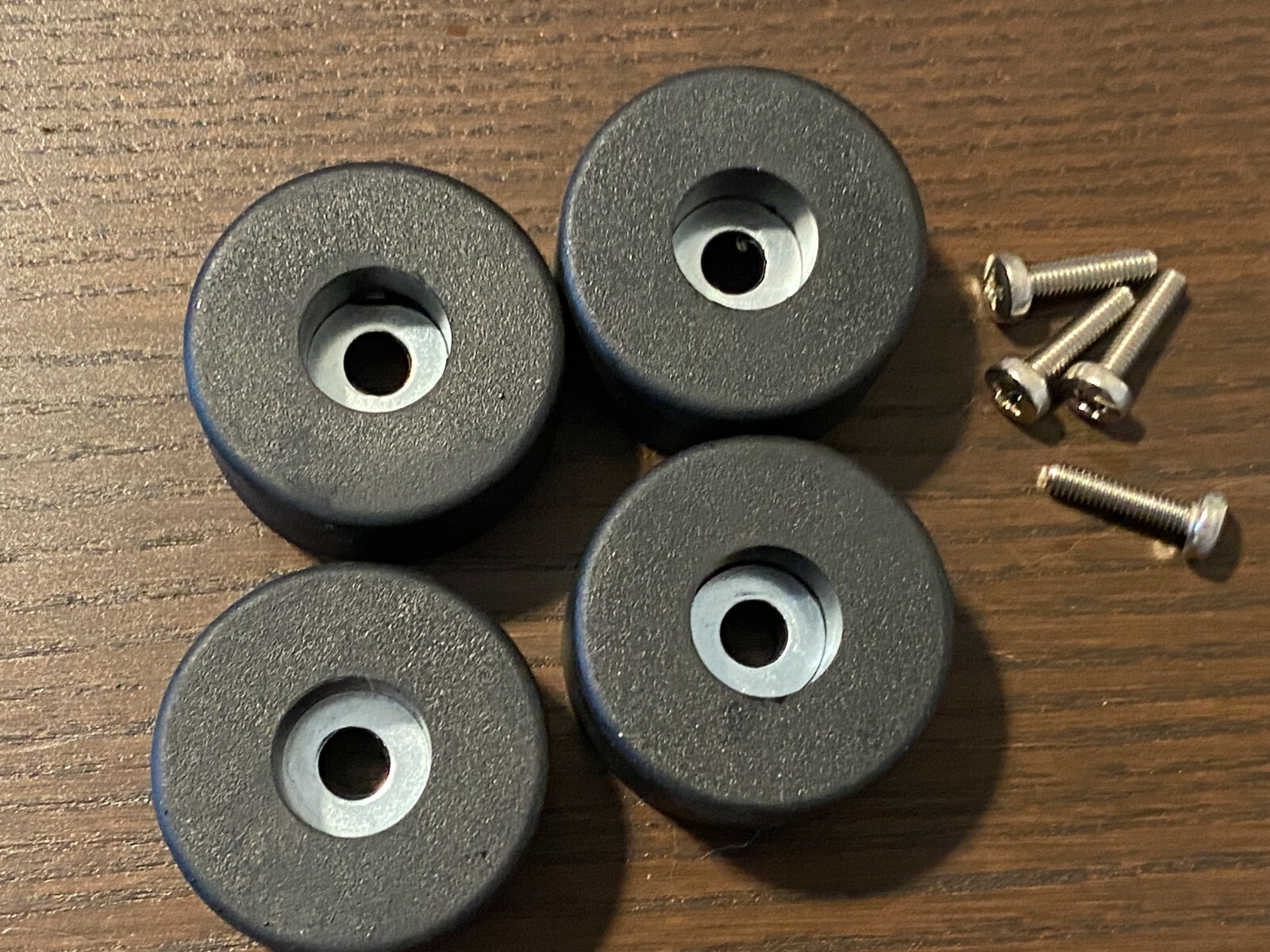 4 New FEET w/ hardware for Sansui BA-2000 CA-2000 Heavy-Duty Foot Parts