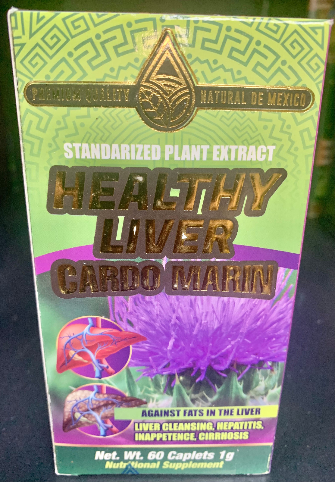 Hígado Sano y Saludable Suplemento / Healthy Liver Supplement 60 Capletas