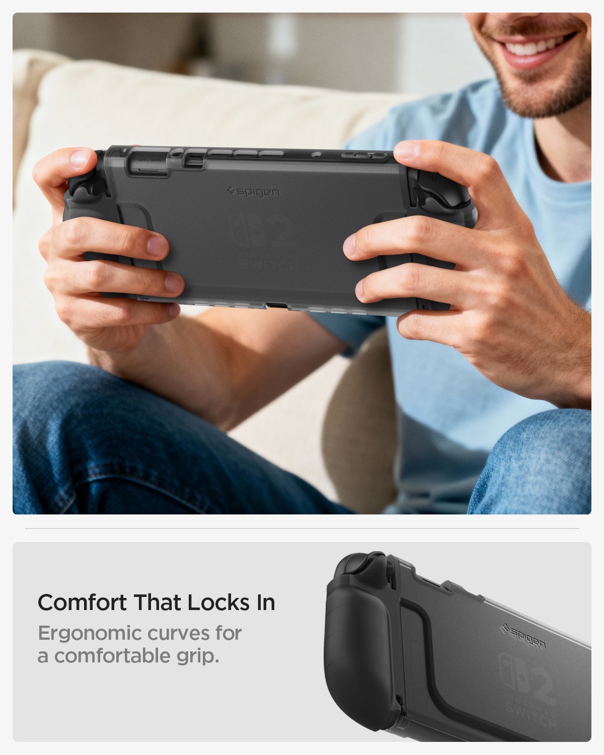 For Nintendo Switch 2 | Spigen Ultra Hybrid Case Dockable Cover