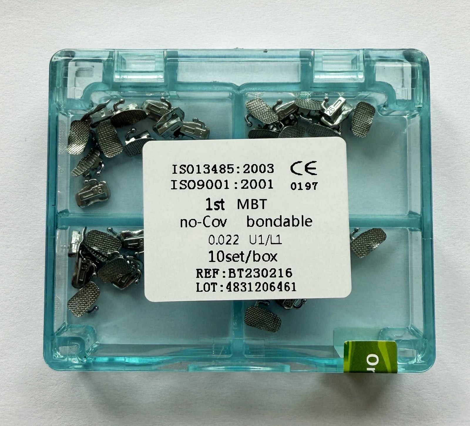 Dental Orthodontic Buccal Tubes 1st/2nd Molar MBT Bondable Mesh MBT/Roth 022