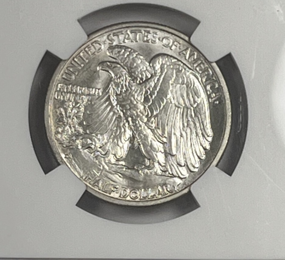 1936-D Walking Liberty Half Dollar NGC MS64