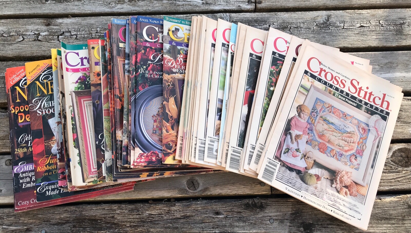 $3.50+ 1990's 2000 Vintage Cross Stitch & and Country Craft Magazine -You Pick-