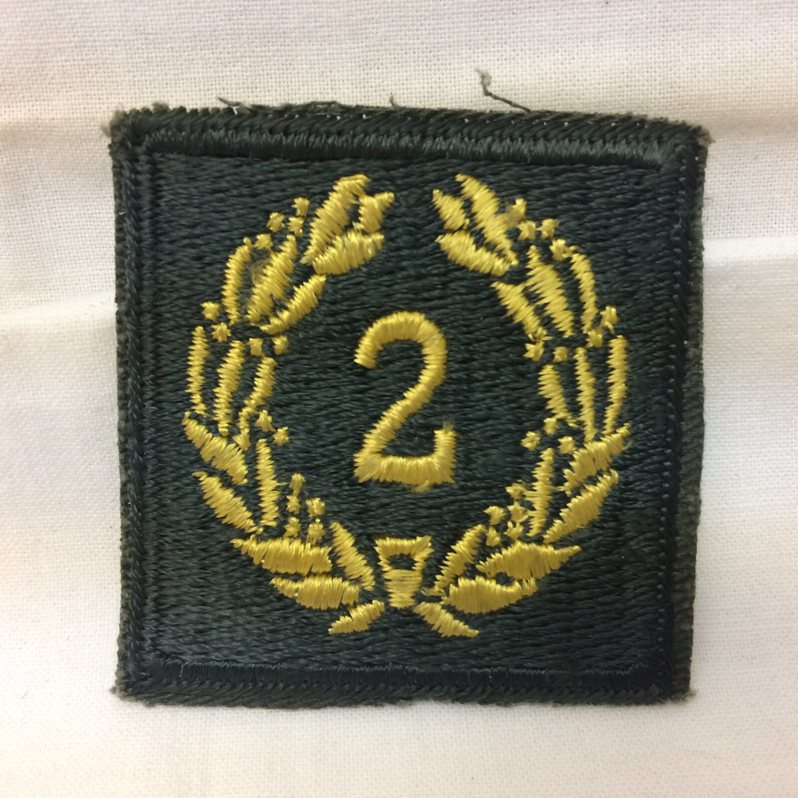 Vintage Military Patch Army Meritorious Unit Award 2 Olive Variant 2nd
