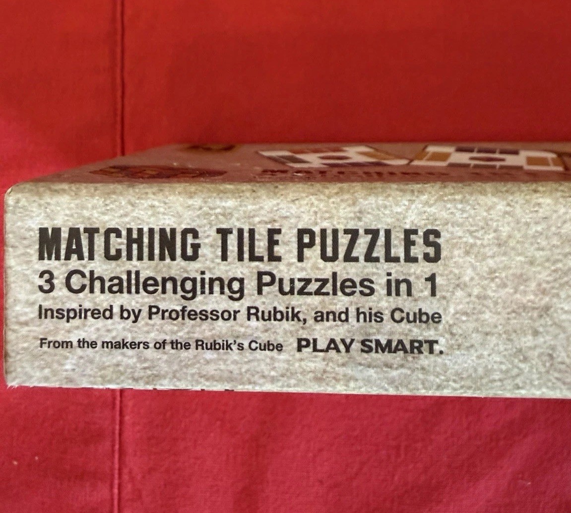 Lagoon Rubik Matching Tile Puzzle-Challenging 3 In 1 Puzzles Complete