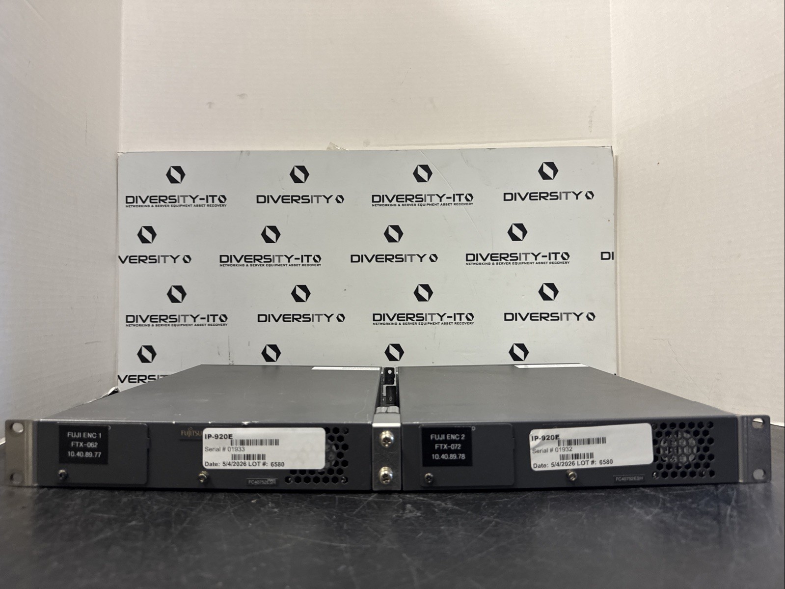 Fujitsu IP-920E MPEG4 Video Encoder(pair)
