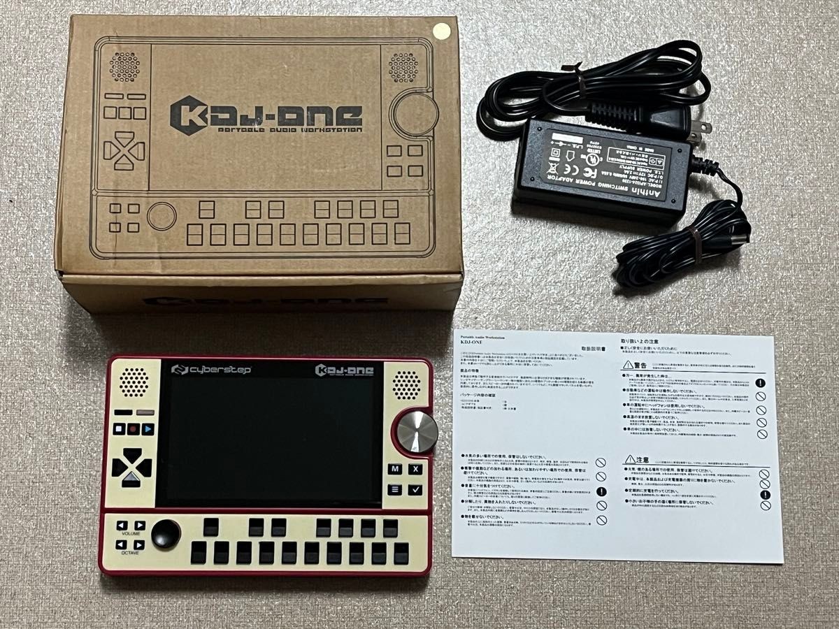 Cyberstep KDJ-ONE Portable Audio Workstation Retro Red Gold Limited Color w/ Box