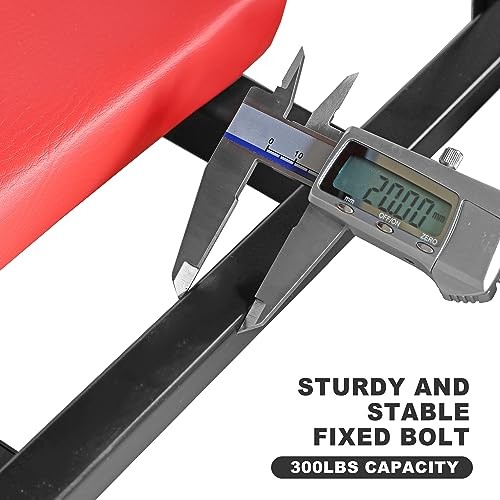 36" Rolling Foldable Automotive Creeper, 2-in-1 Garage Red Foldable Creeper
