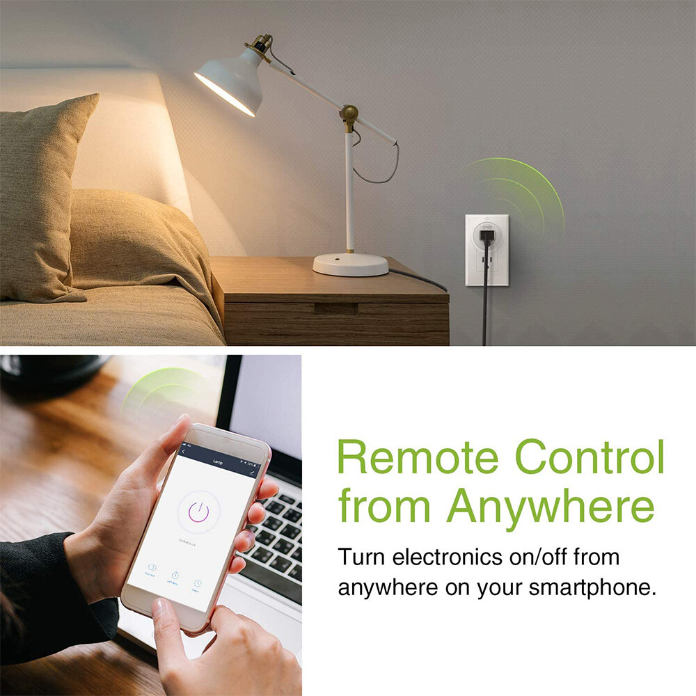 AU Smart Plug WiFi Outlet Socket Remote Control&Timer HomeKit Alexa Google Home