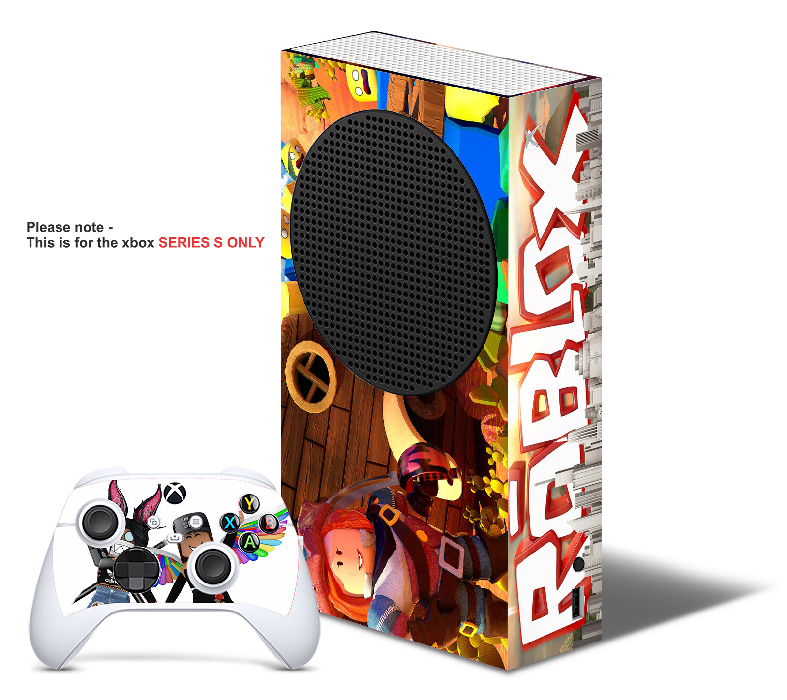 RO BLOX Xbox SERIES S Skin Decal Vinyl Console Wrap